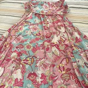 Maternity satin dress
